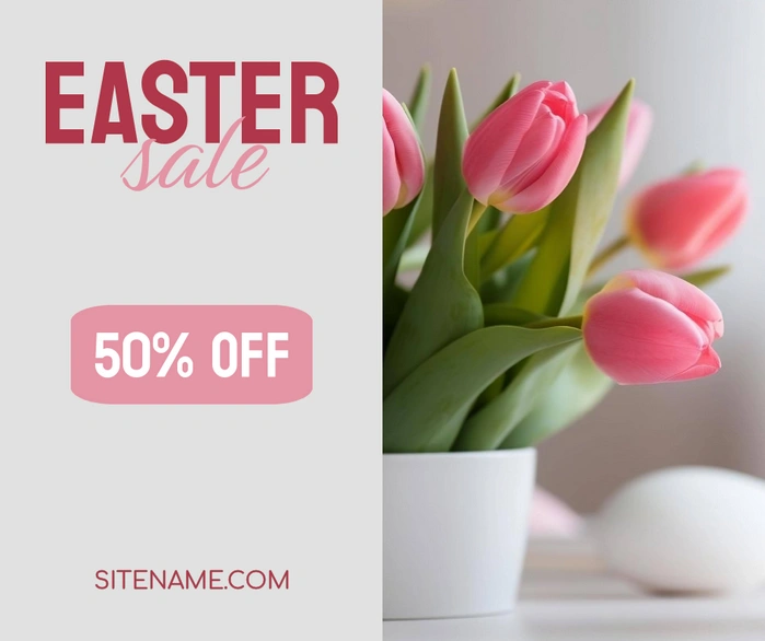 Promotional Easter Sale Ad