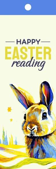 Easter bunny bookmark
