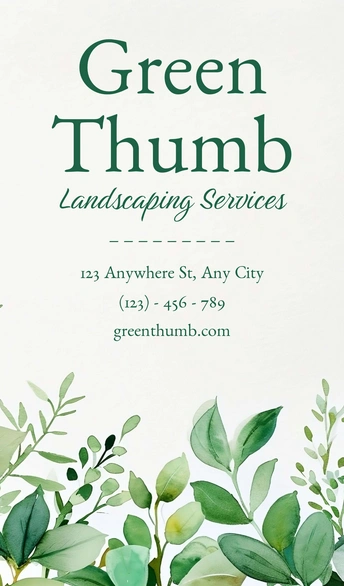 Landscaping Service Advertisement