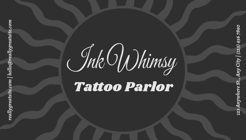 Tattoo Parlor Business Card