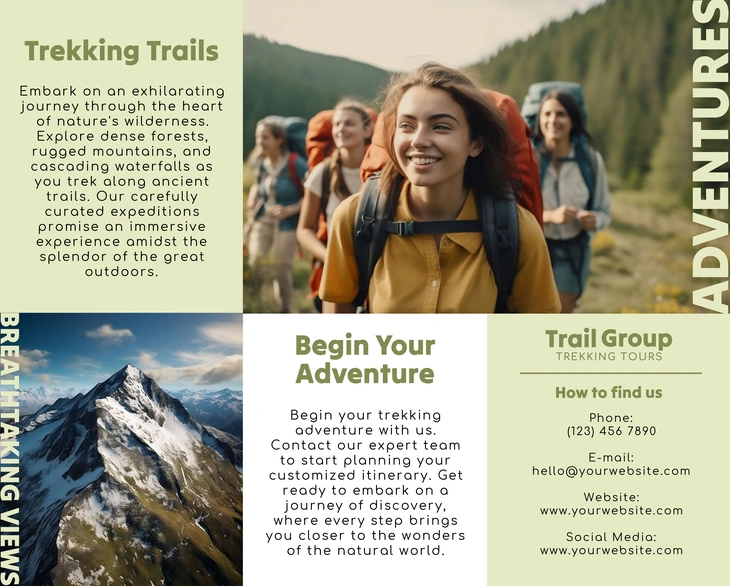 Travel and Trekking Advertisement