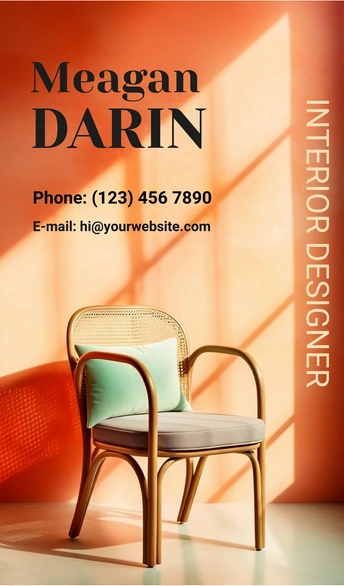 Interior Designer Business Card