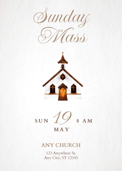 Church Announcement for Sunday Mass