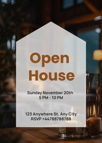 Open House Event Invitation