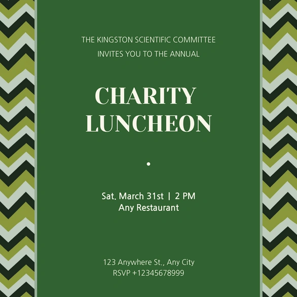 Kingston Scientific Committee Charity Luncheon
