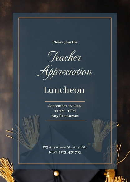 Teacher Appreciation Luncheon