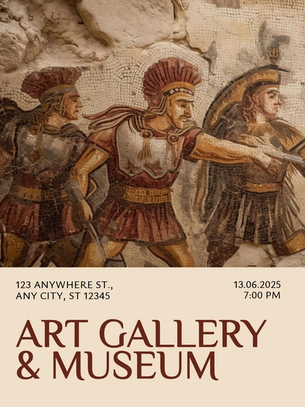 Art Gallery and Museum Event Invitation