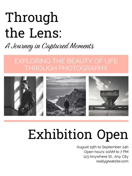 Photography Exhibition Poster