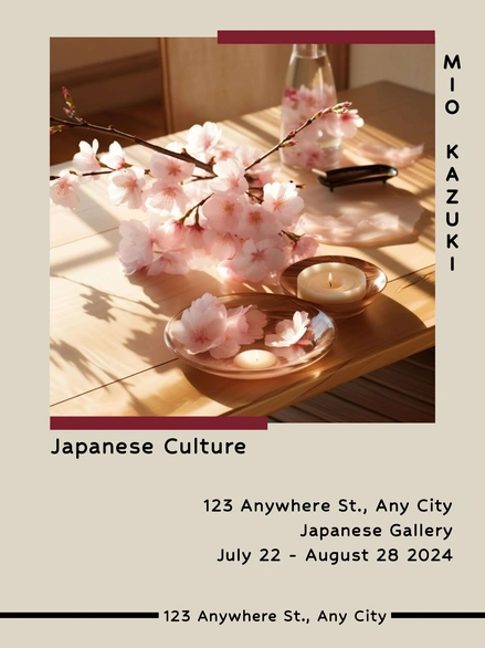 Japanese Cultural Event Invitation