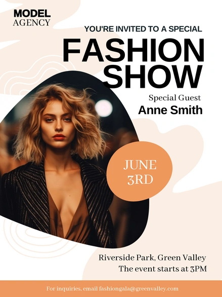 Fashion Show Event Invitation