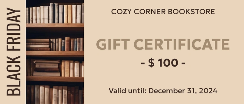 Gift Certificate for books