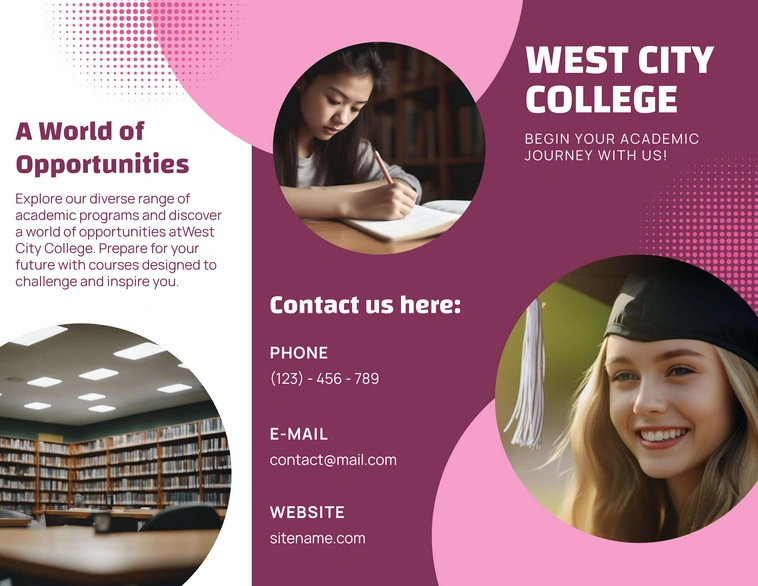 Promotional college brochure
