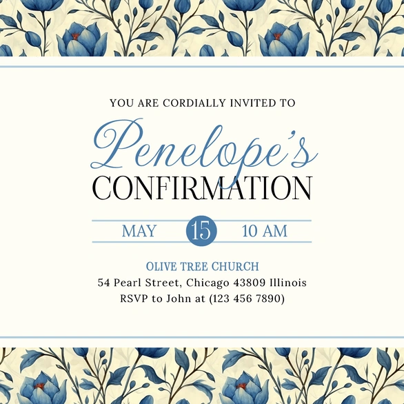 Confirmation Invitation