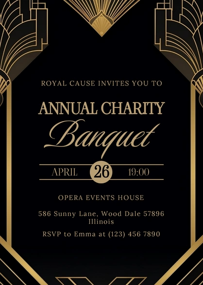 Annual Charity Event Invitation
