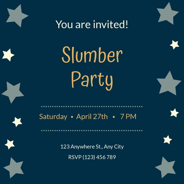 Slumber Party Event