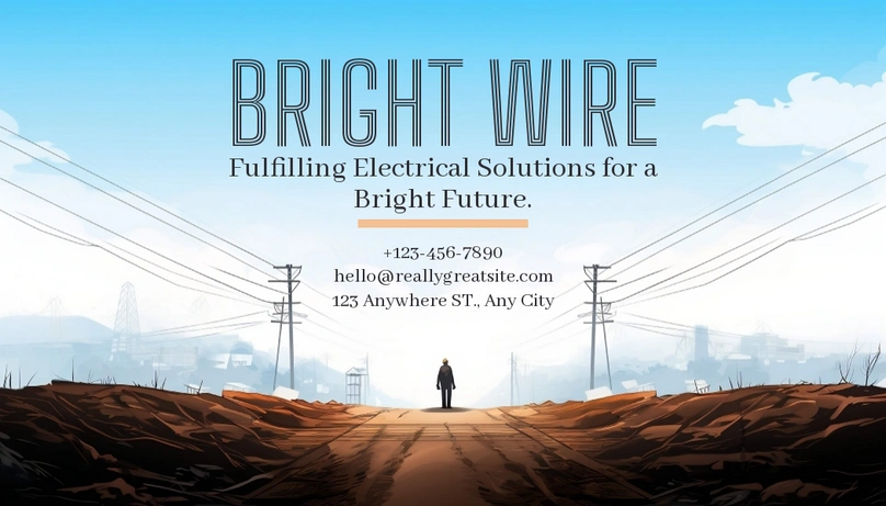 Advertisement for electrical solutions company