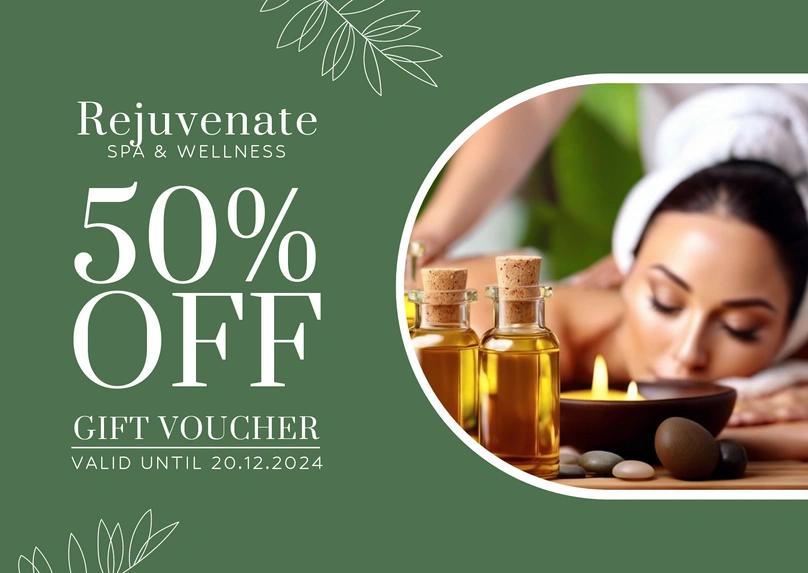 Spa and wellness gift voucher