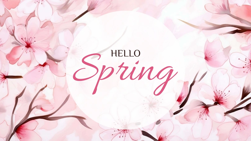 Spring Greeting Card