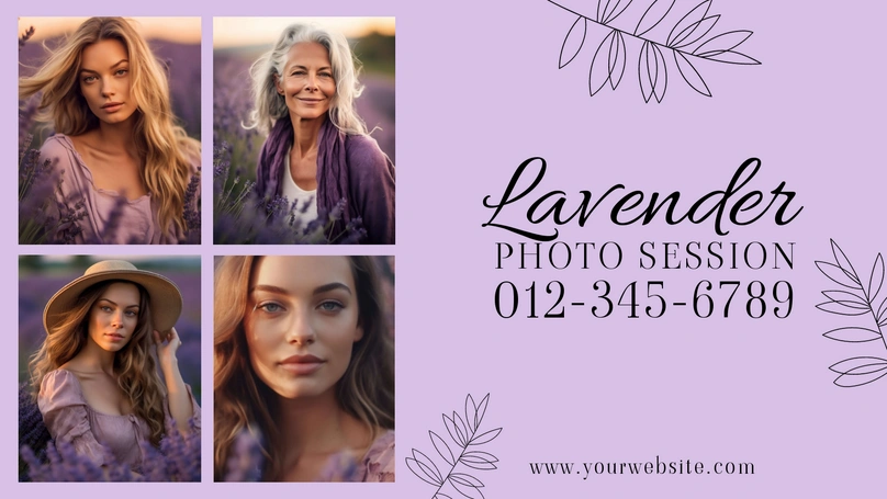 Diverse Women in Lavender Field