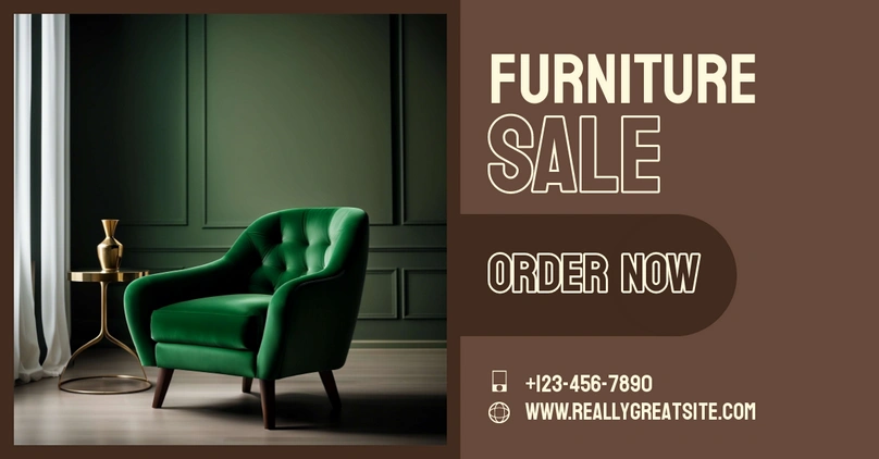 Promoting a furniture sale with stylish deals