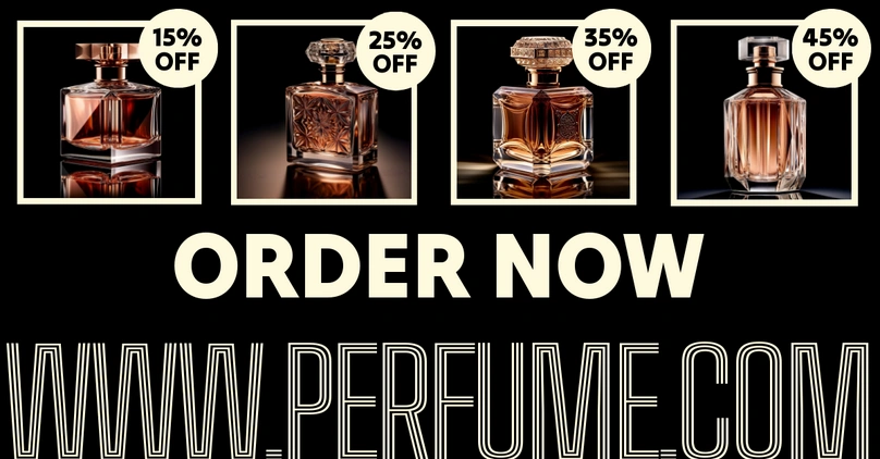 Perfume sale advertisement