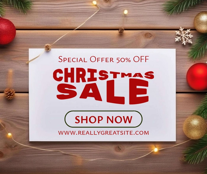 Christmas Sale Promotion Design