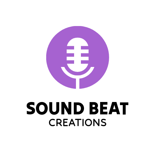 Sound Beat Creations logo with microphone design