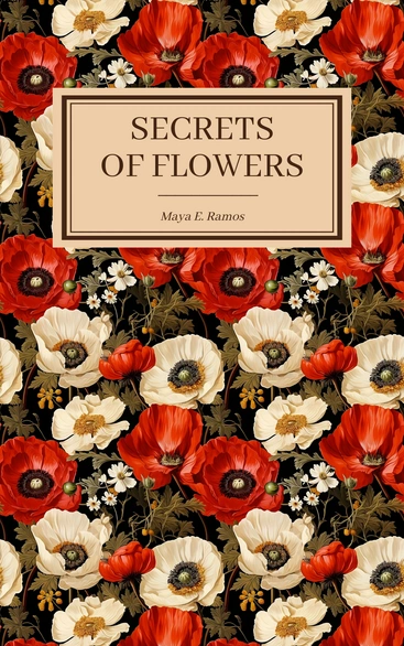 Book Cover with Intricate Floral Design