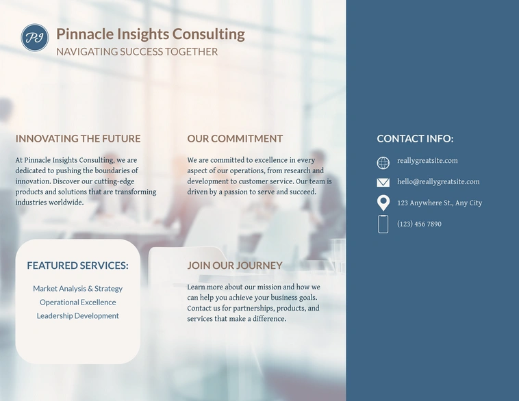 Consulting Firm Brochure