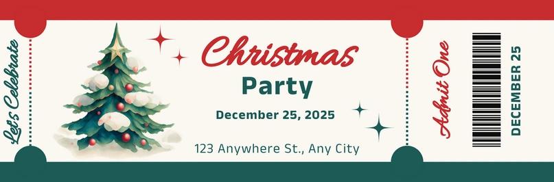Christmas Party Ticket