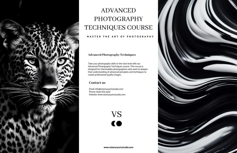 Photography course advertisement