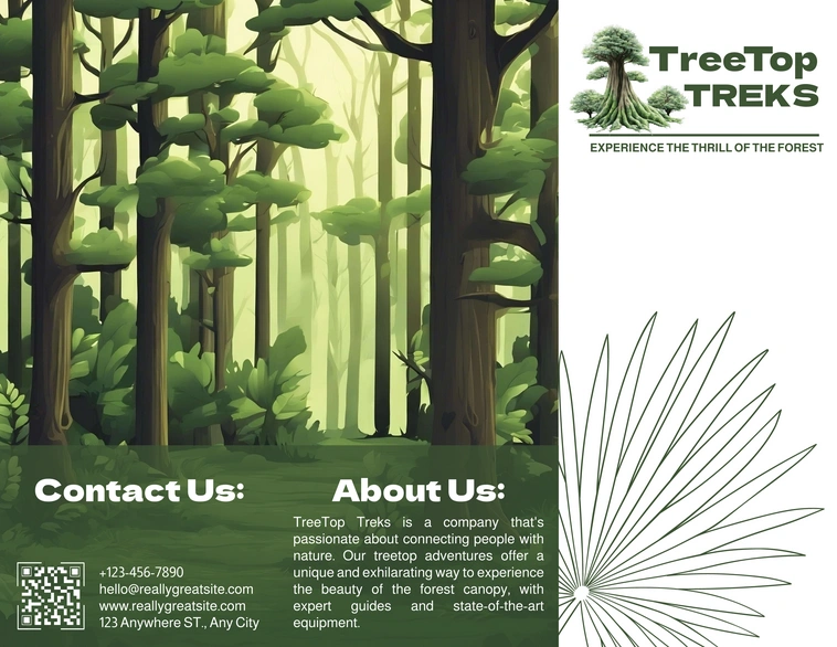 TreeTop Treks Adventure Brochure