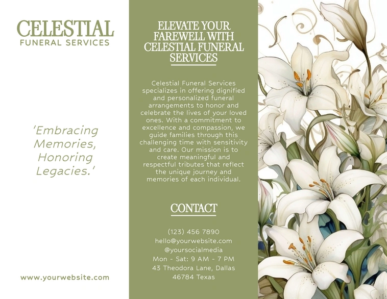 Funeral Services Brochure