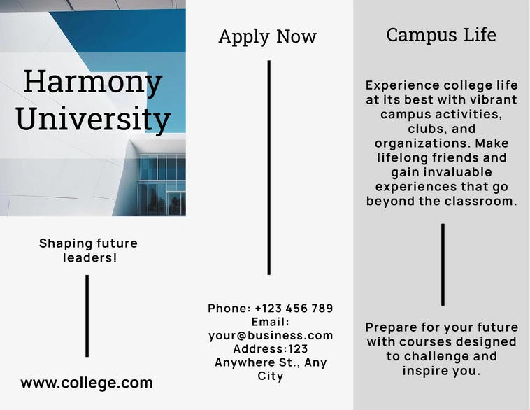 Harmony University promotional brochure