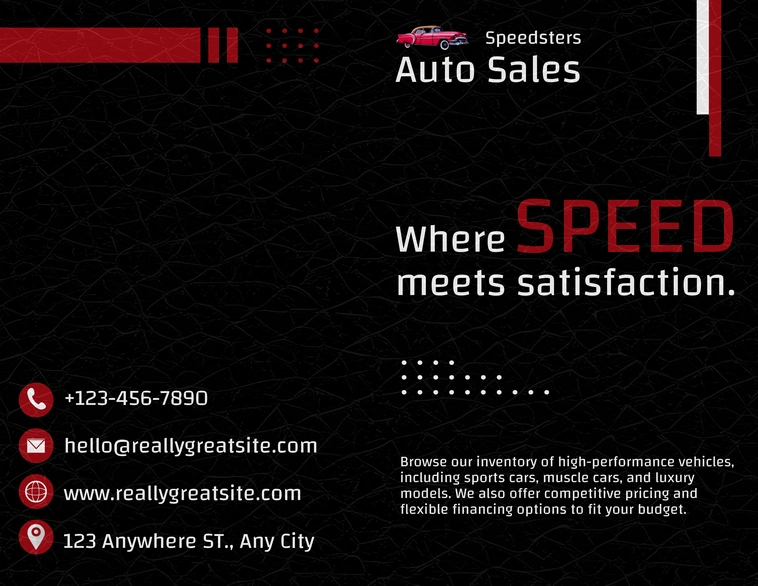 Automobile Sales Advertisement
