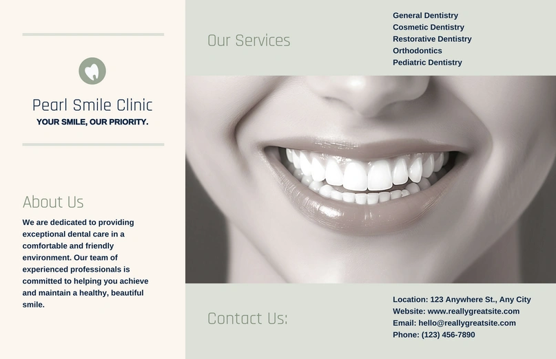 Dental Clinic brochure design