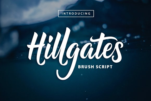 Hillgates Script Fonts Font Door Mercurial
