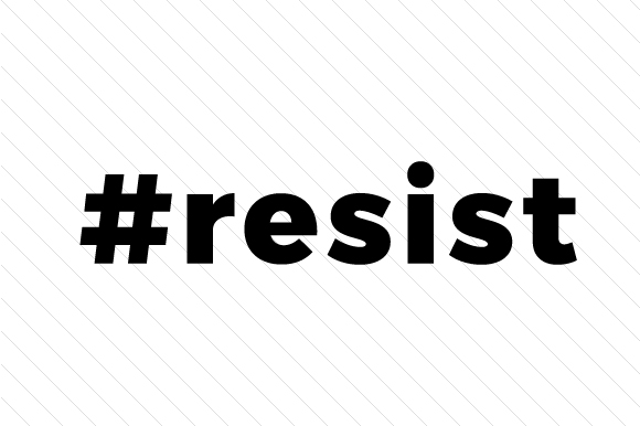 #Resist Hashtag # Craft Cut File By Creative Fabrica Crafts