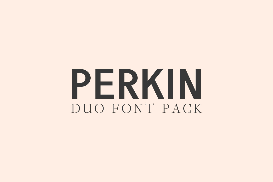 Perkin | Duo Sans Serif Font By Creative Tacos