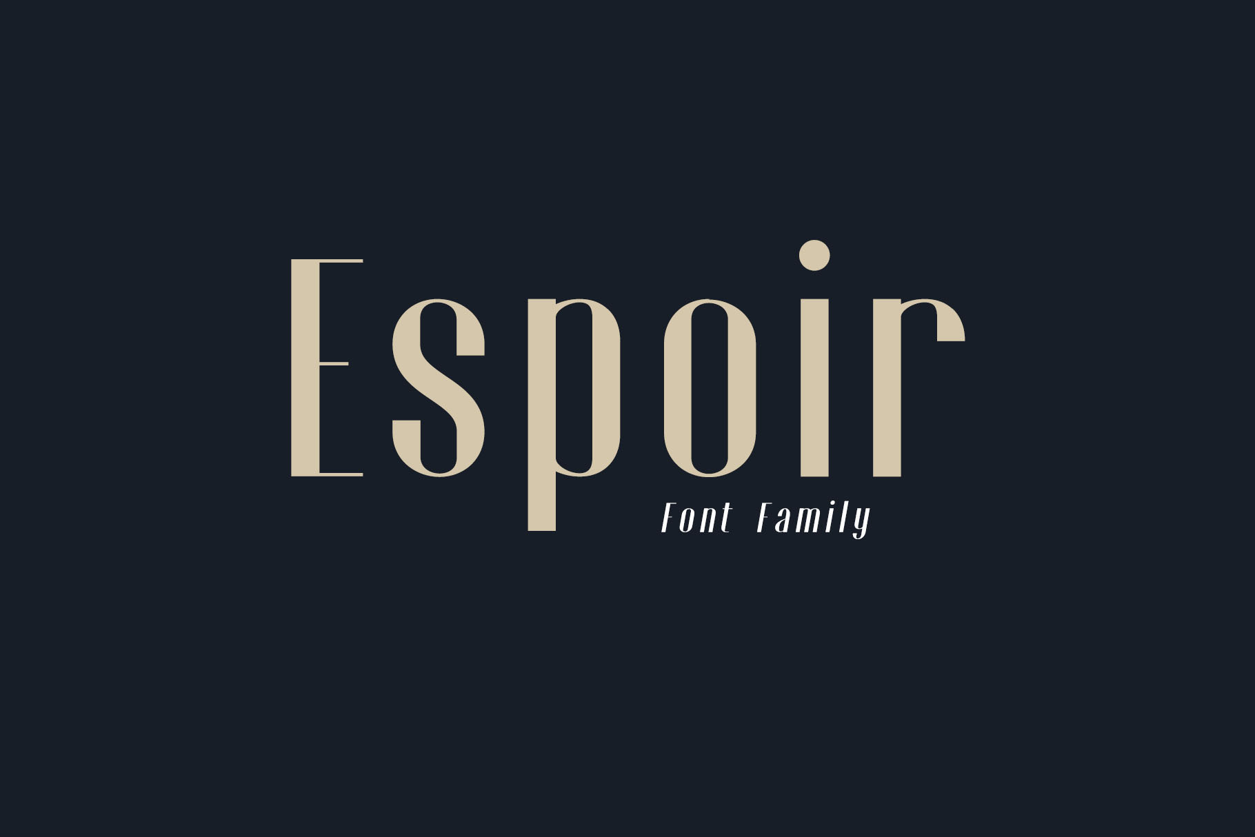 Espoir Sans Serif Font By craftsupplyco