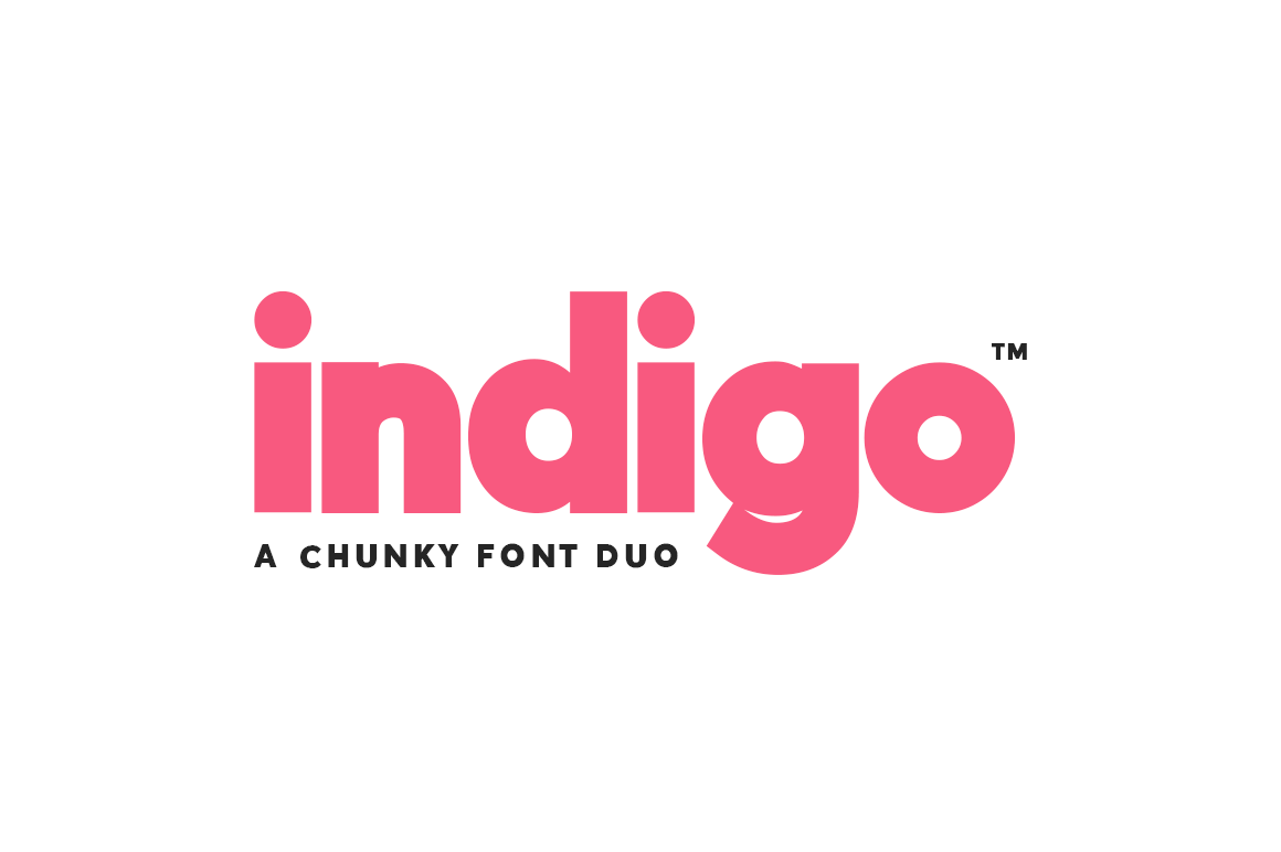 Indigo Font Duo Sans Serif Font By Salt and Pepper Fonts 1