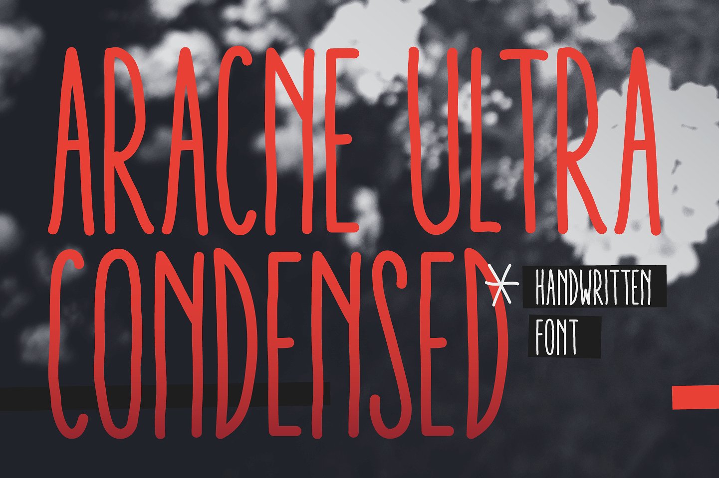 Aracne Ultra Condensed Script & Handwritten Font By antipixel