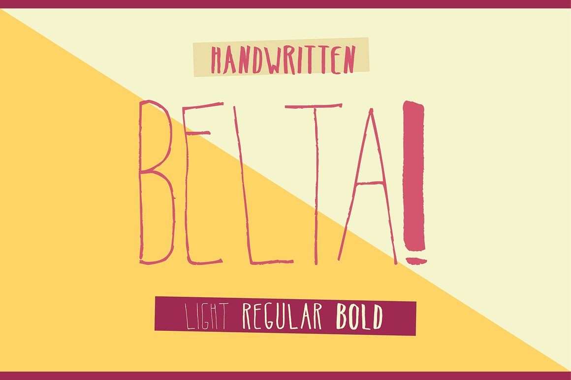 Belta Script & Handwritten Font By antipixel