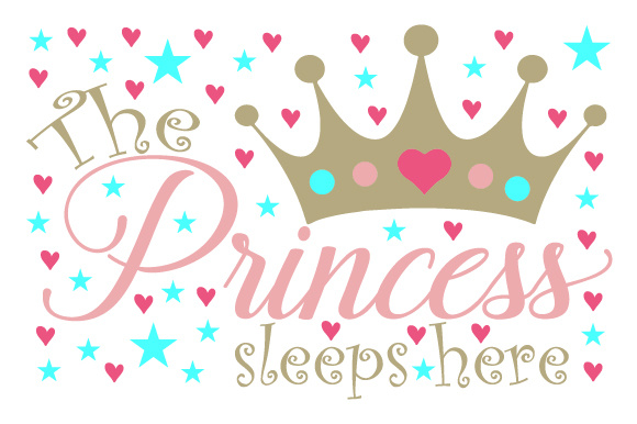 The Princess Sleeps Here Home Arquivo de corte de artesanato Por Creative Fabrica Crafts