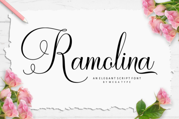 Ramolina Script Script & Handwritten Font By Megatype