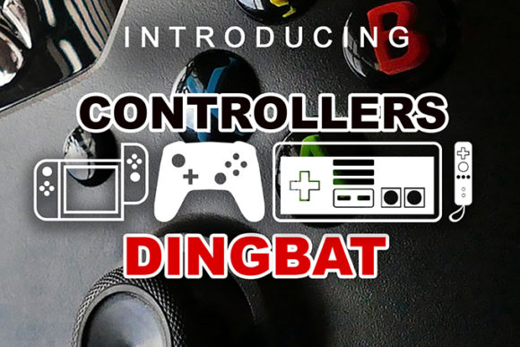 Controllers Dingbats Font By vladimirnikolic
