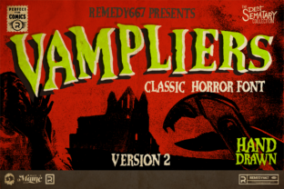 Vampliers Display Font By remedy667 1