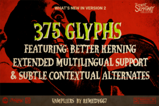 Vampliers Display Font By remedy667 3