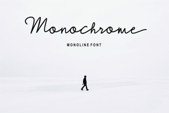 Monochrome Script & Handwritten Font By Fikryal Studio