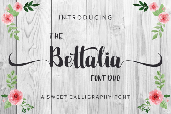 The Bettalia Duo Script & Handwritten Font By fanastudio